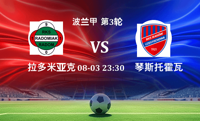 拉多米亚克 VS 琴斯托霍瓦最新阵容
