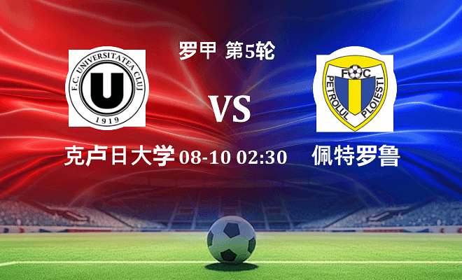 克卢日大学 VS 佩特罗鲁最新阵容