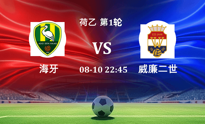 海牙 VS 威廉二世最新阵容