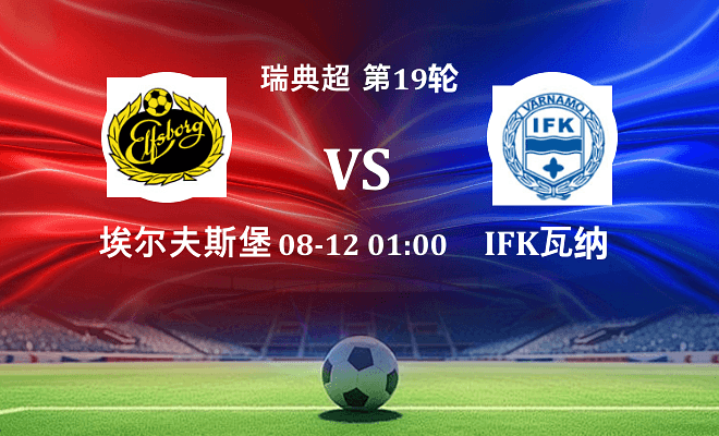埃尔夫斯堡 VS IFK瓦纳默最新阵容