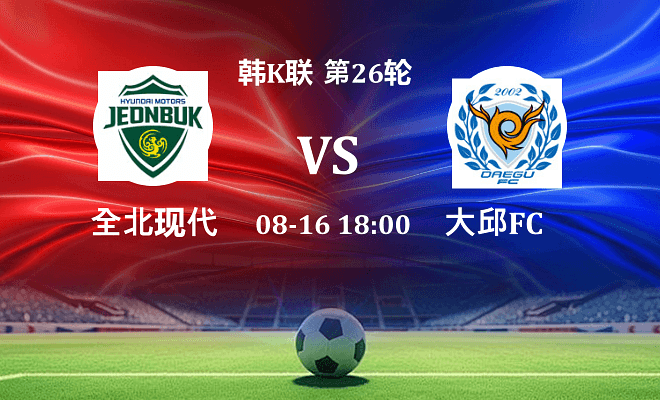 全北现代 VS 大邱FC伤病