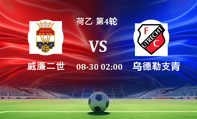 威廉二世 VS 乌德勒支青年队最新阵容
