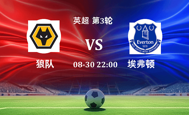 狼队 VS 埃弗顿最新阵容