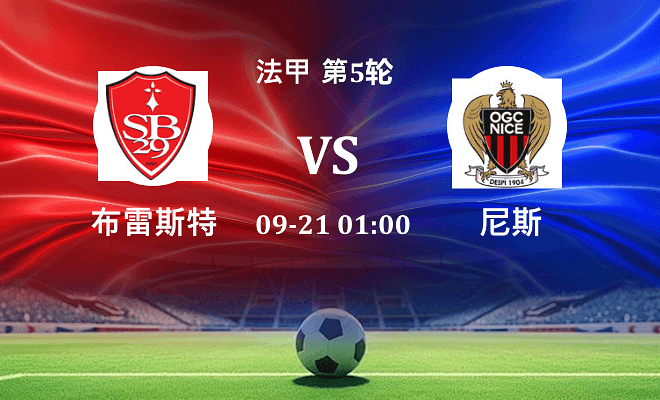布雷斯特 VS 尼斯最新阵容