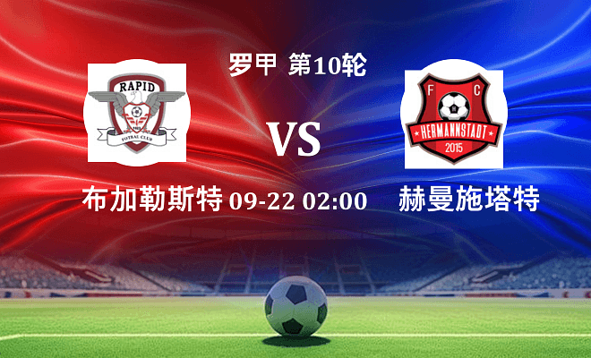 布加勒斯特快速 VS 赫曼施塔特最新阵容
