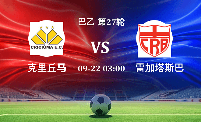 克里丘马 VS 雷加塔斯巴西最新阵容