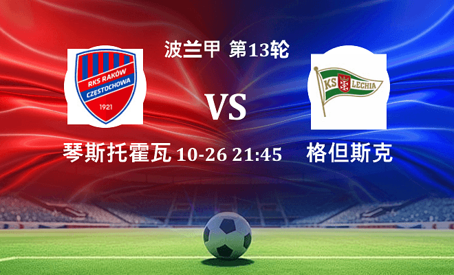 琴斯托霍瓦 VS 格但斯克最新阵容