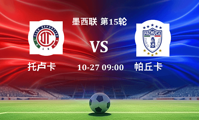 托卢卡 VS 帕丘卡最新阵容