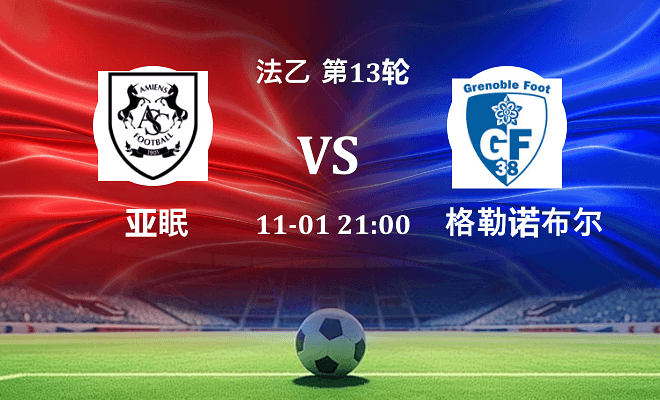 亚眠 VS 格勒诺布尔伤病