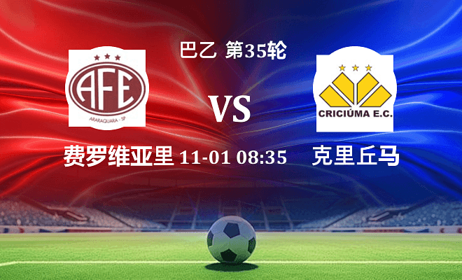 费罗维亚里亚 VS 克里丘马最新阵容