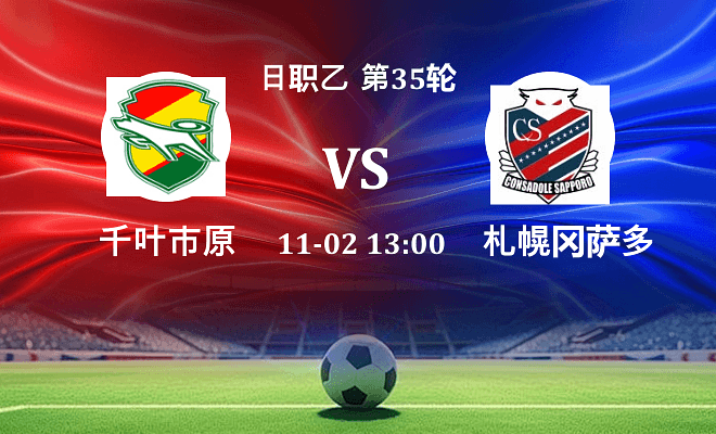 千叶市原 VS 札幌冈萨多最新阵容