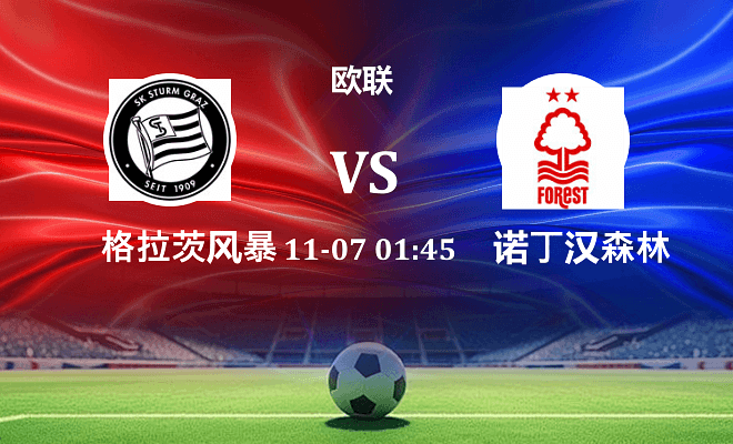 格拉茨风暴 VS 诺丁汉森林最新阵容