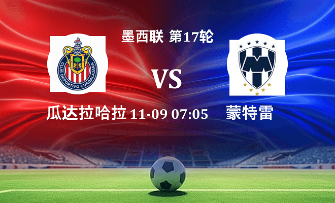 瓜达拉哈拉 VS 蒙特雷伤病