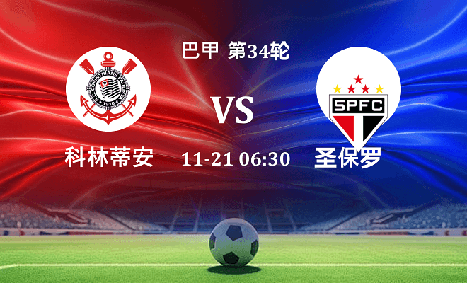 科林蒂安 VS 圣保罗最新阵容