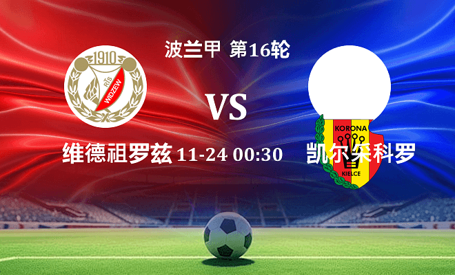 维德祖罗兹 VS 凯尔采科罗纳最新阵容