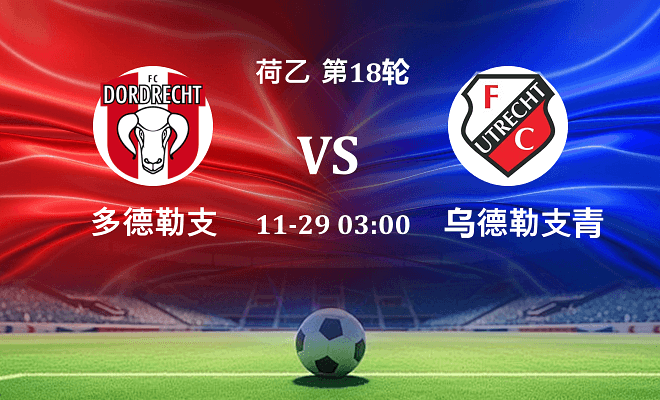 多德勒支 VS 乌德勒支青年队最新阵容