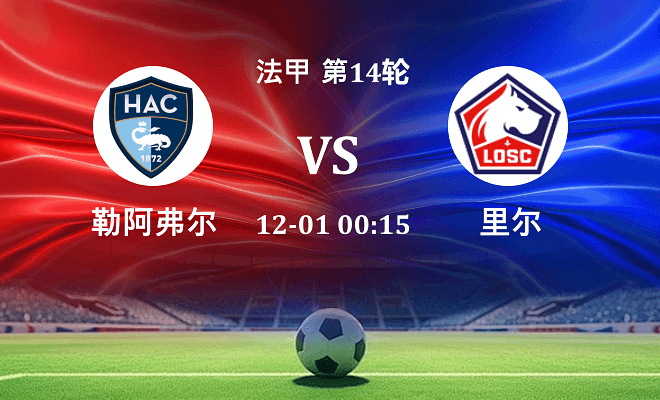 勒阿弗尔 VS 里尔最新阵容