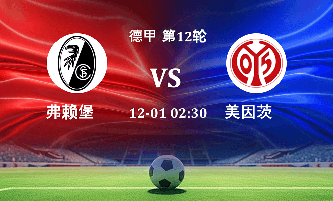 弗赖堡 VS 美因茨最新阵容