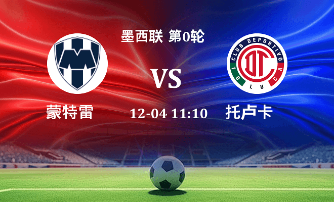 蒙特雷 VS 托卢卡伤病