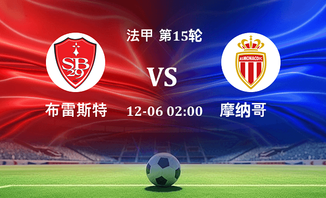 布雷斯特 VS 摩纳哥伤病