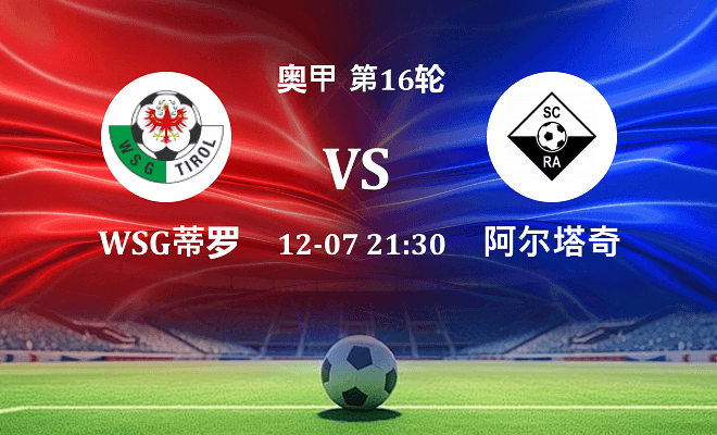 WSG蒂罗尔 VS 阿尔塔奇最新阵容