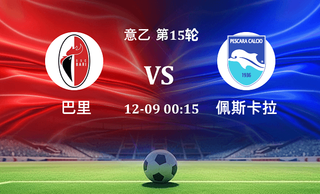 巴里 VS 佩斯卡拉最新阵容