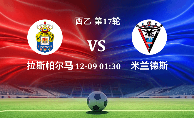 拉斯帕尔马斯 VS 米兰德斯最新阵容