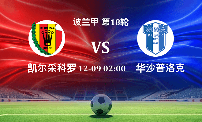凯尔采科罗纳 VS 华沙普洛克最新阵容