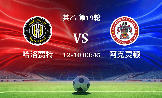 哈洛贾特 VS 阿克灵顿最新阵容