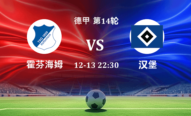 霍芬海姆 VS 汉堡最新阵容