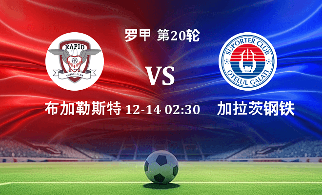 布加勒斯特快速 VS 加拉茨钢铁最新阵容