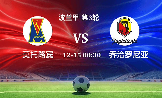 莫托路宾 VS 雅盖隆最新阵容