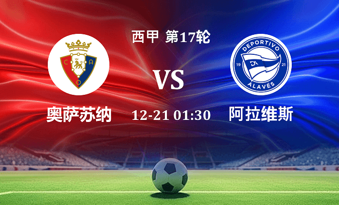 奥萨苏纳 VS 阿拉维斯最新阵容