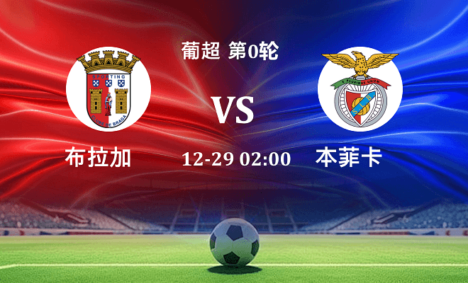 布拉加 VS 本菲卡最新阵容