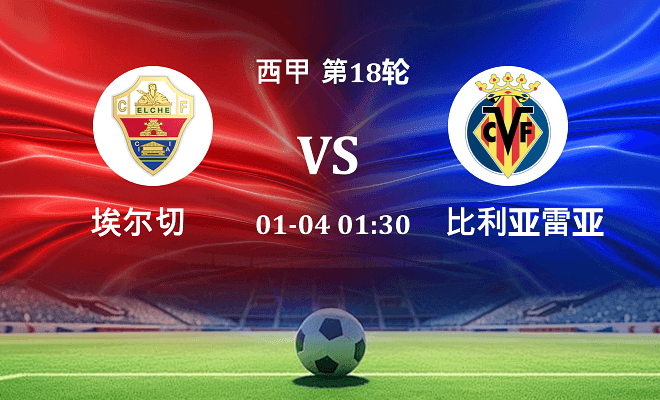 埃尔切 VS 比利亚雷亚尔最新阵容