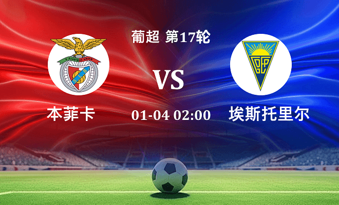 本菲卡 VS 埃斯托里尔最新阵容