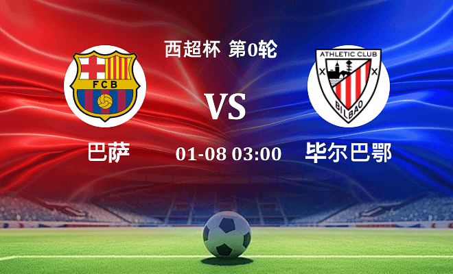 巴萨 VS 毕尔巴鄂最新阵容